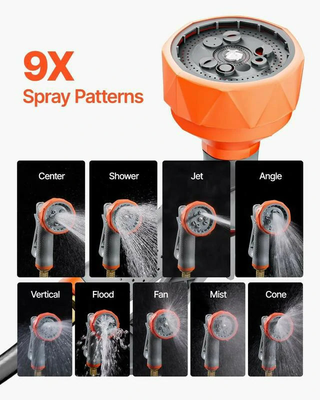 🌿 Retractable Garden Hose Reel — Tangle-Free, Effortless Watering System