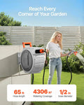 🌿 Retractable Garden Hose Reel — Tangle-Free, Effortless Watering System