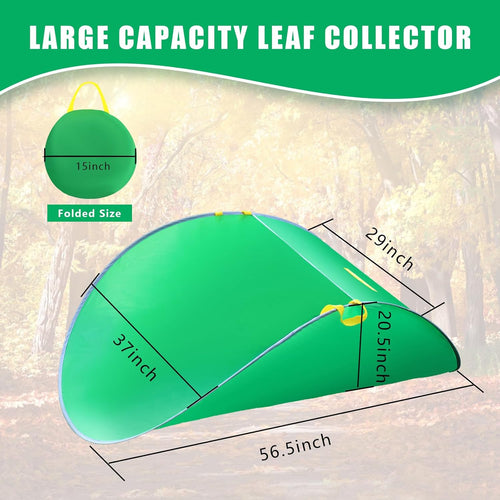 Leaf Collector Bag – Pop-Up Yard Cleanup Tool, Foldable & Reusable Garden Waste Carrier